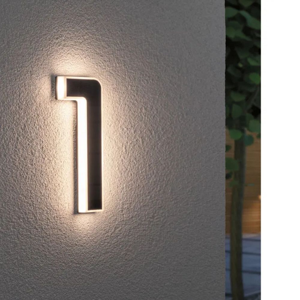 Verlicht Huisnummer op Zonne-Energie met Automatische Schemersensor