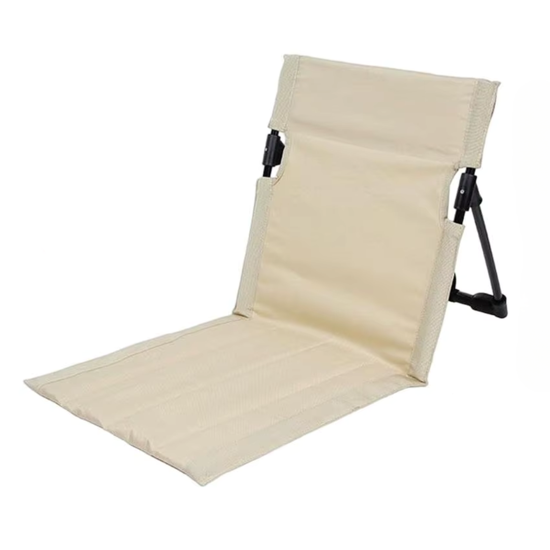 Opvouwbare Campingstoel met Rugleuning en Draagtas voor Outdoor Gebruik