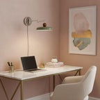 Wandlamp Met Ronde Schijf En Geïntegreerde Led Voor Warme Moderne Sfeer