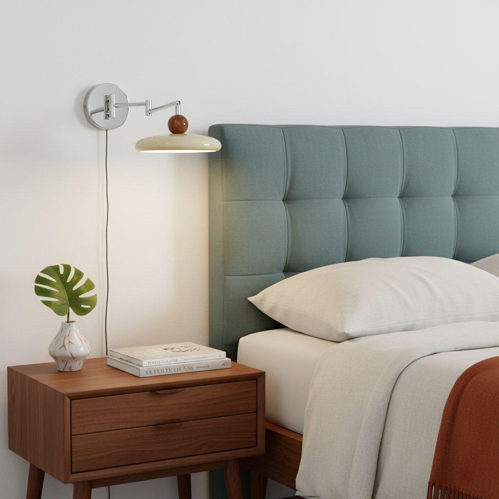 Wandlamp Met Ronde Schijf En Geïntegreerde Led Voor Warme Moderne Sfeer