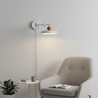 Wandlamp Met Ronde Schijf En Geïntegreerde Led Voor Warme Moderne Sfeer
