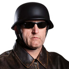 Vintage Halfschaal Helm met Sterke ABS‑Constructie en Comfortabele Binnenvoering