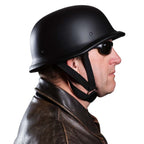 Vintage Halfschaal Helm met Sterke ABS‑Constructie en Comfortabele Binnenvoering