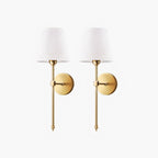 Wandlamp met Stoffen Kap en Draadloze Binnenverlichting