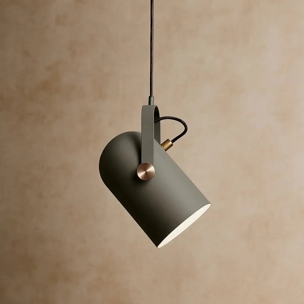 Minimalistische Cilinder Hanglamp Met Gerichte Verlichting