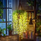 LED‑Bladerenslinger met Warm Licht en Natuurlijke Sfeerdecoratie