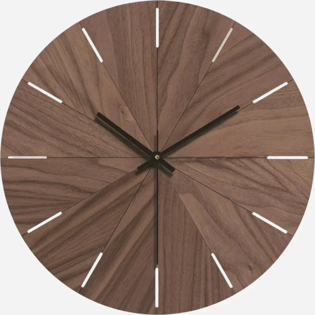 Wandklok Stil Houtlook Modern Rustig Interieuraccent