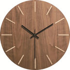 Wandklok Stil Houtlook Modern Rustig Interieuraccent