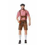 Heren Lederhosen met Bretels in Traditionele Oktoberfest-Stijl