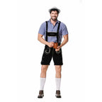 Heren Lederhosen met Bretels in Traditionele Oktoberfest-Stijl