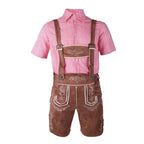 Heren Lederhosen met Bretels in Traditionele Oktoberfest-Stijl