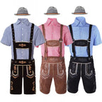 Heren Lederhosen met Bretels in Traditionele Oktoberfest-Stijl