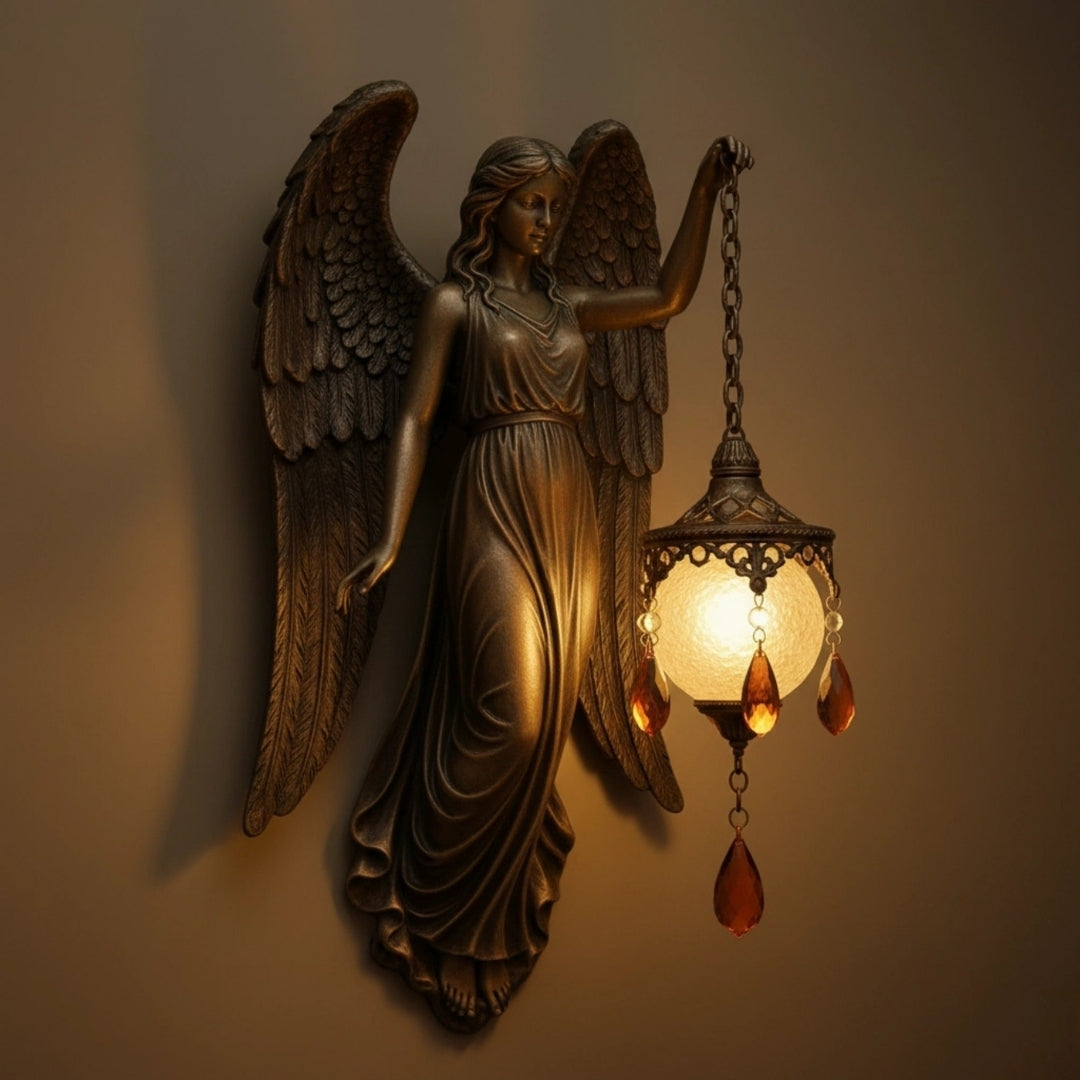Artistieke Wandlamp met Mythologisch Sculptuurdesign