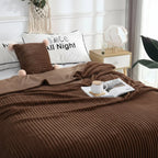 Flanel Fleece Deken Met Warme Isolatie En Dagelijkse Sfeerverhoging