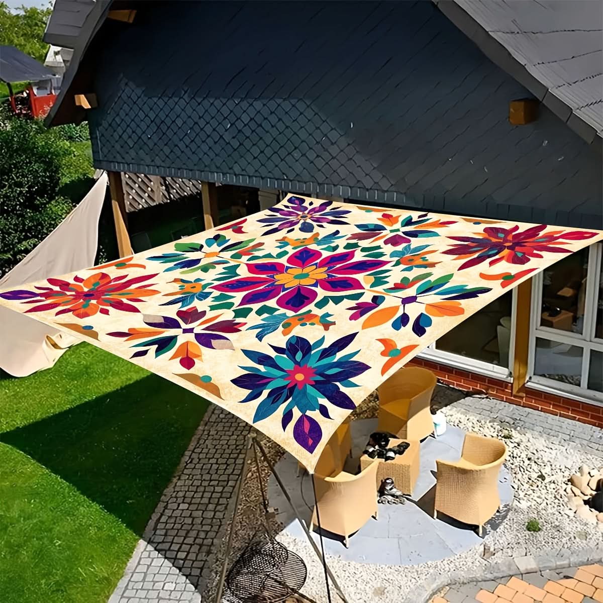 Decoratieve Buitenluifel Voor Ruime Schaduw En Ontspannen Buitenplekken