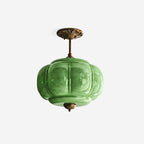 Glazen Plafondlamp Met Sculptuurkap En Half Inbouwontwerp Voor Warme Sfeerlicht