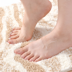 Zachte Badmat met Marmerlook en Antislip Onderzijde voor de Badkamer