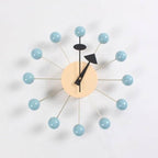 Minimalistische Wandklok Met Stille Beweging En Moderne Structuur