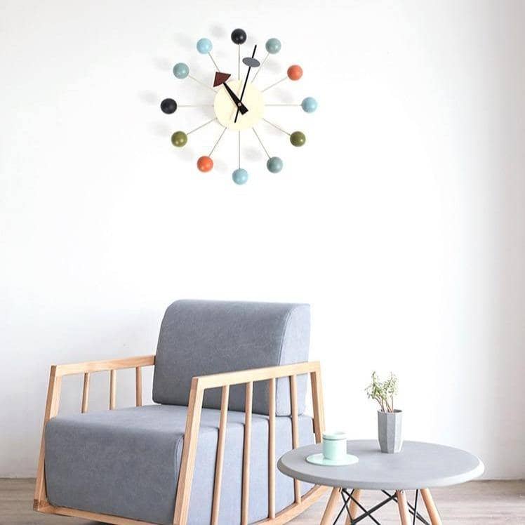 Minimalistische Wandklok Met Stille Beweging En Moderne Structuur