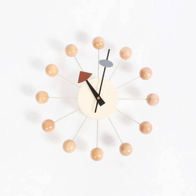 Minimalistische Wandklok Met Stille Beweging En Moderne Structuur