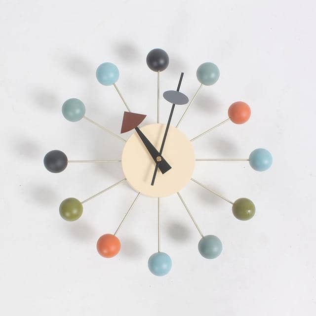 Minimalistische Wandklok Met Stille Beweging En Moderne Structuur