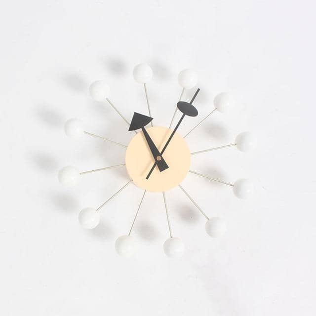 Minimalistische Wandklok Met Stille Beweging En Moderne Structuur