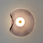 Moderne LED Wandlamp van Glas met Warmwit Licht