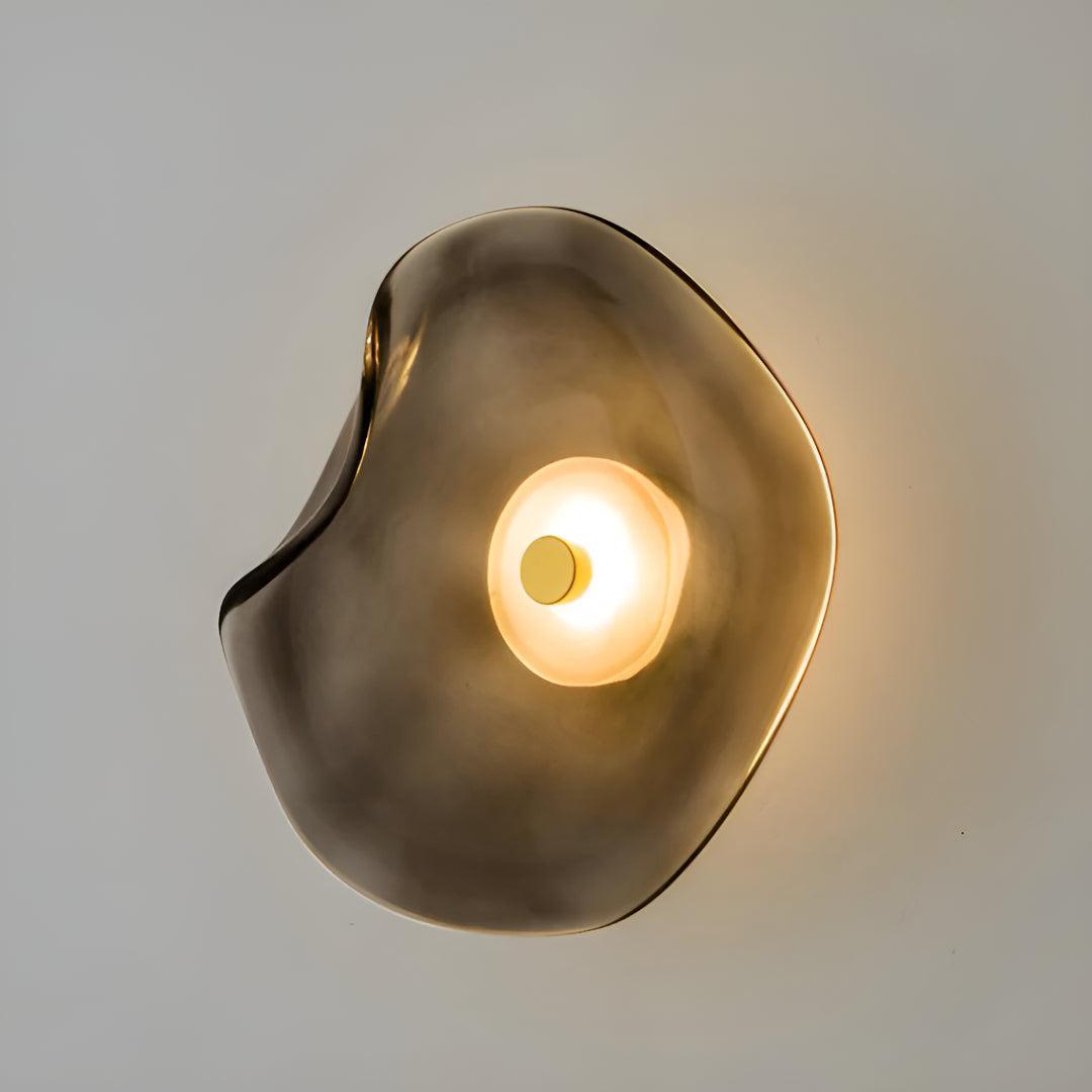 Moderne LED Wandlamp van Glas met Warmwit Licht