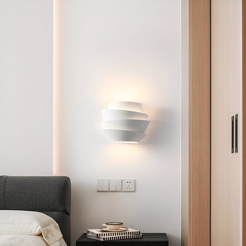 Scandinavische LED Wandlamp Met Dubbele Lichtpunten Voor Sfeervolle Verlichting