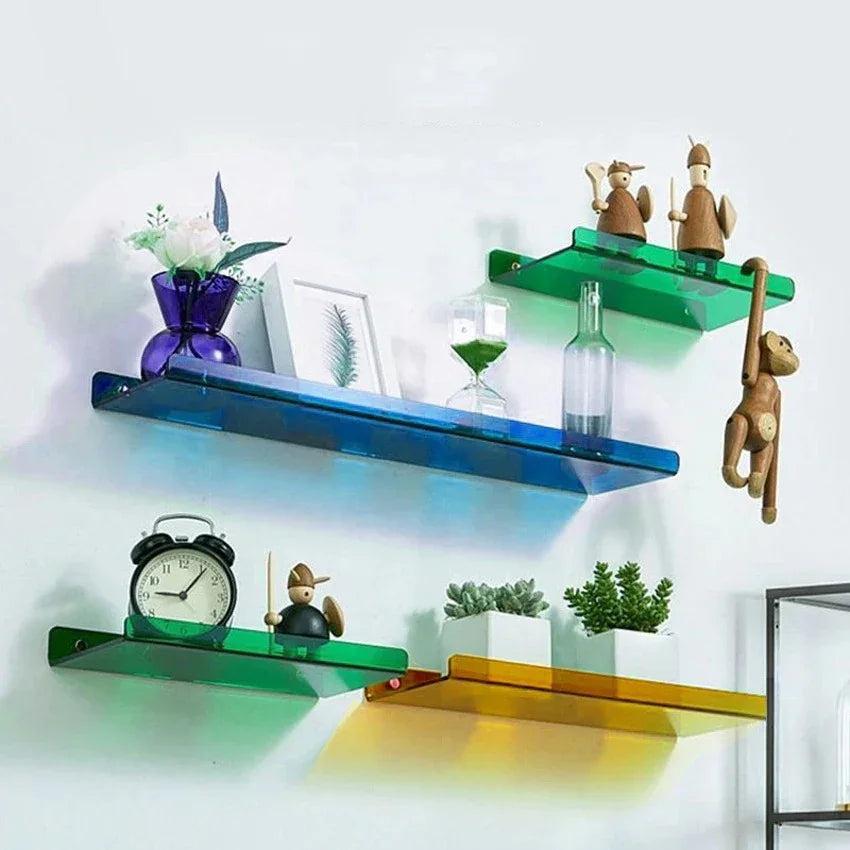 Acryl Wandplank Met Slank Ontwerp En Moderne Opbergfunctie Voor Strakke Ruimtes
