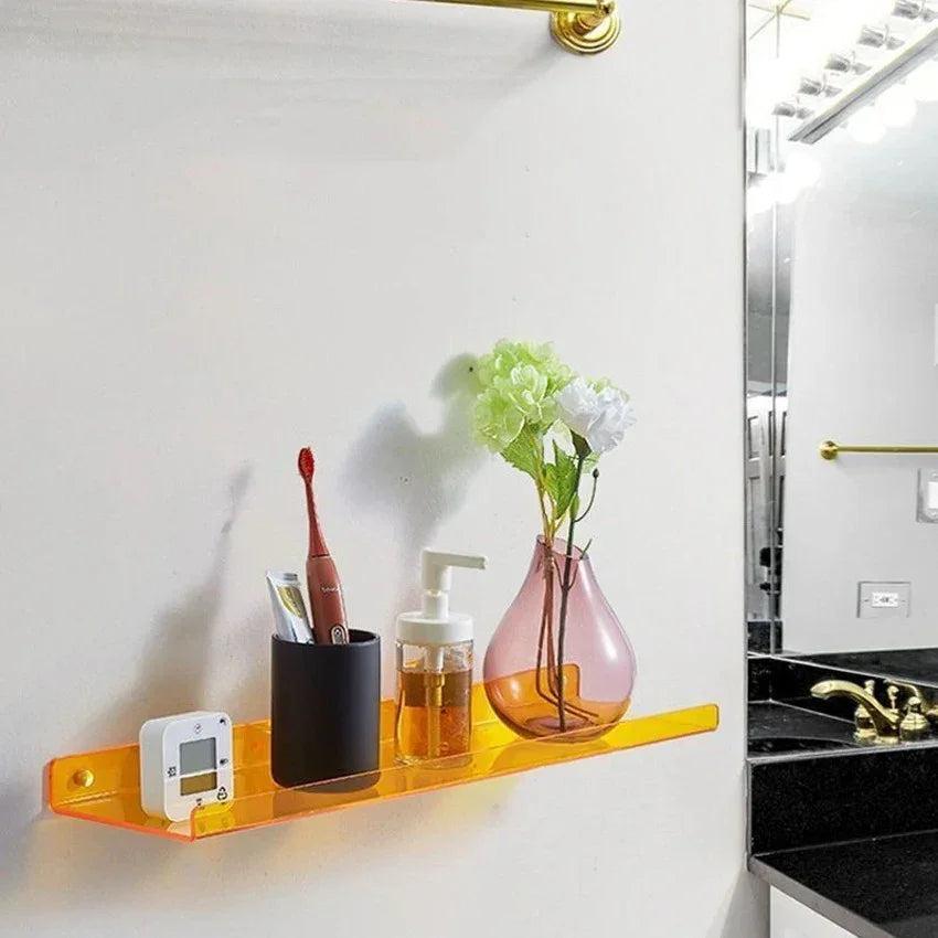 Acryl Wandplank Met Slank Ontwerp En Moderne Opbergfunctie Voor Strakke Ruimtes