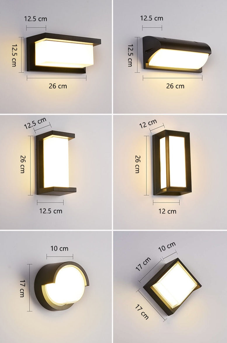 Buitenlamp Met Bewegingssensor En Stevige Constructie Voor Veilige Ingangen