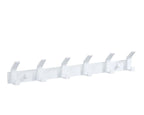 Aluminium Wall Hook Rail with Multiple Hooks for Bathroom and Entryway