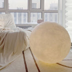 Maanvormige Vloerlamp Met Instelbare LED-Verlichting En Rustgevende Sfeer
