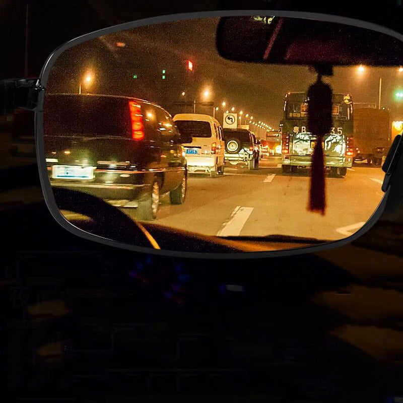 Overzet-Nachtbril met Gele Lenzen voor Autorijden in het Donker