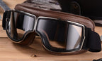 Retro Motorbril Met Stevige Lens En Comfortabele Pasvorm Voor Heldere Ritervaring