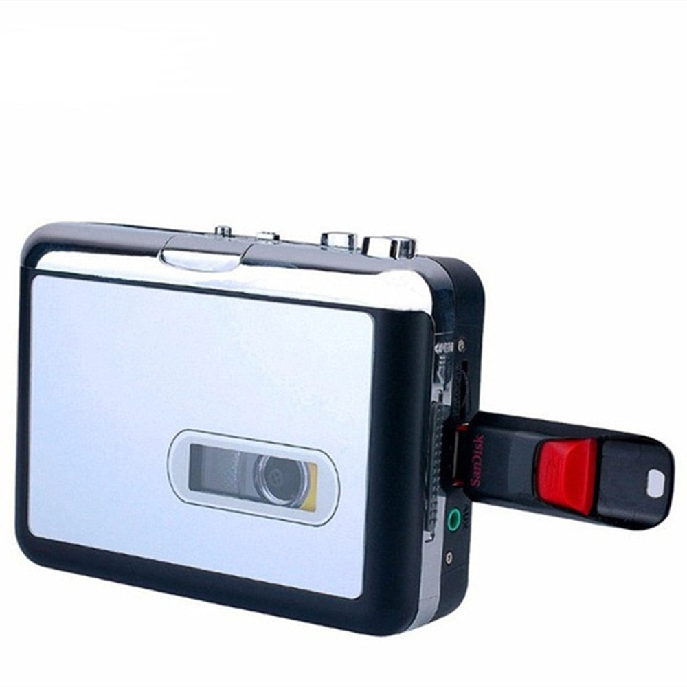 Cassette naar MP3 Converter met USB-opname en Ingebouwde Cassettespeler