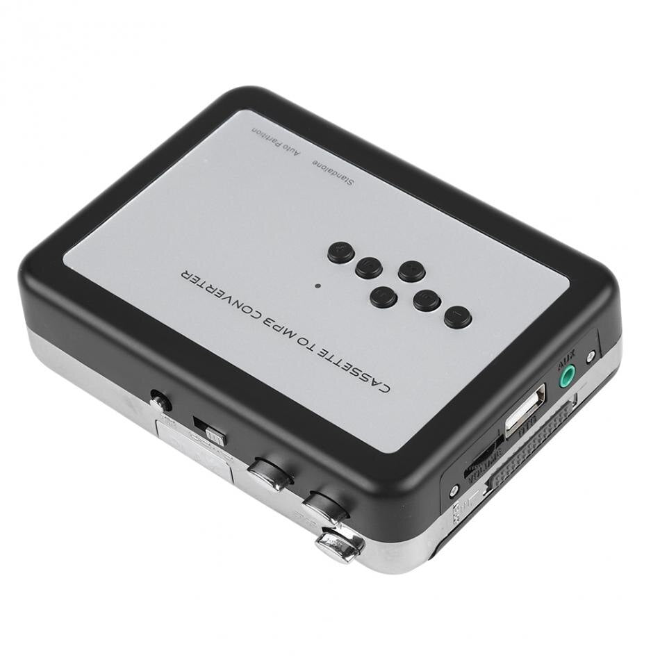 Cassette naar MP3 Converter met USB-opname en Ingebouwde Cassettespeler