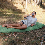 Opblaasbare Camping Slaapmat met Ingebouwde Voetpomp