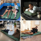 Opblaasbare Camping Slaapmat met Ingebouwde Voetpomp