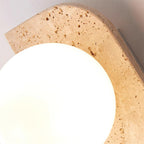 Travertin Wandlamp Met Meerdere Lichtpunten En Moderne Uitstraling