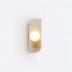 Travertin Wandlamp Met Meerdere Lichtpunten En Moderne Uitstraling