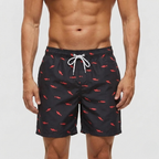 Heren Sneldrogende Zwemshort met Elastische Taille en Steekzakken