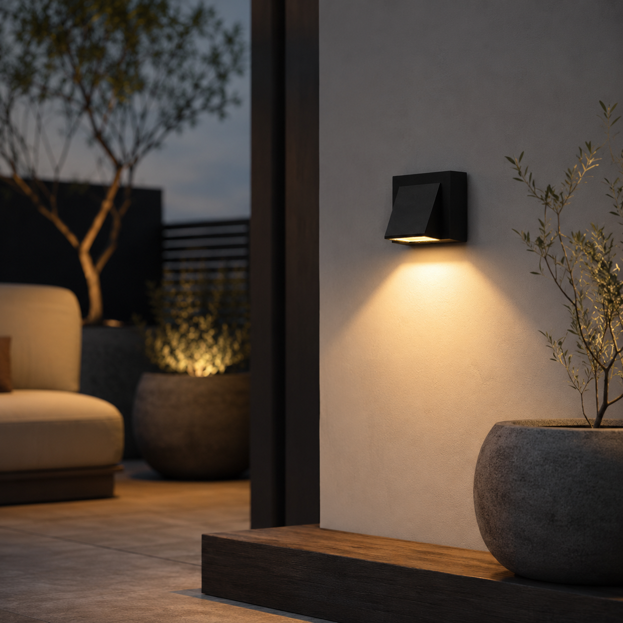 LED Buitenwandlamp met IP65 Bescherming voor Tuin, Terras en Gevel