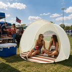 Pop-up Strandtent voor 3 tot 4 Personen met Snelle Opzet