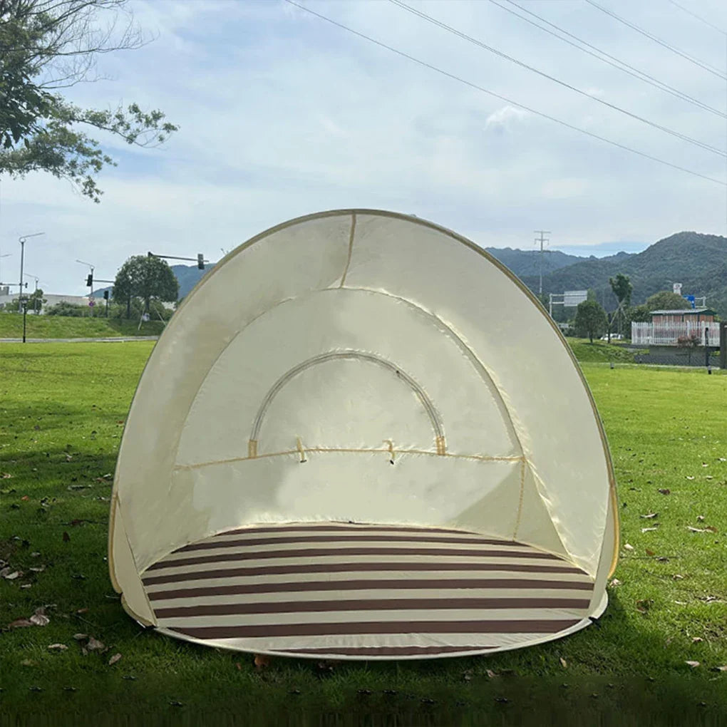 Pop-up Strandtent voor 3 tot 4 Personen met Snelle Opzet