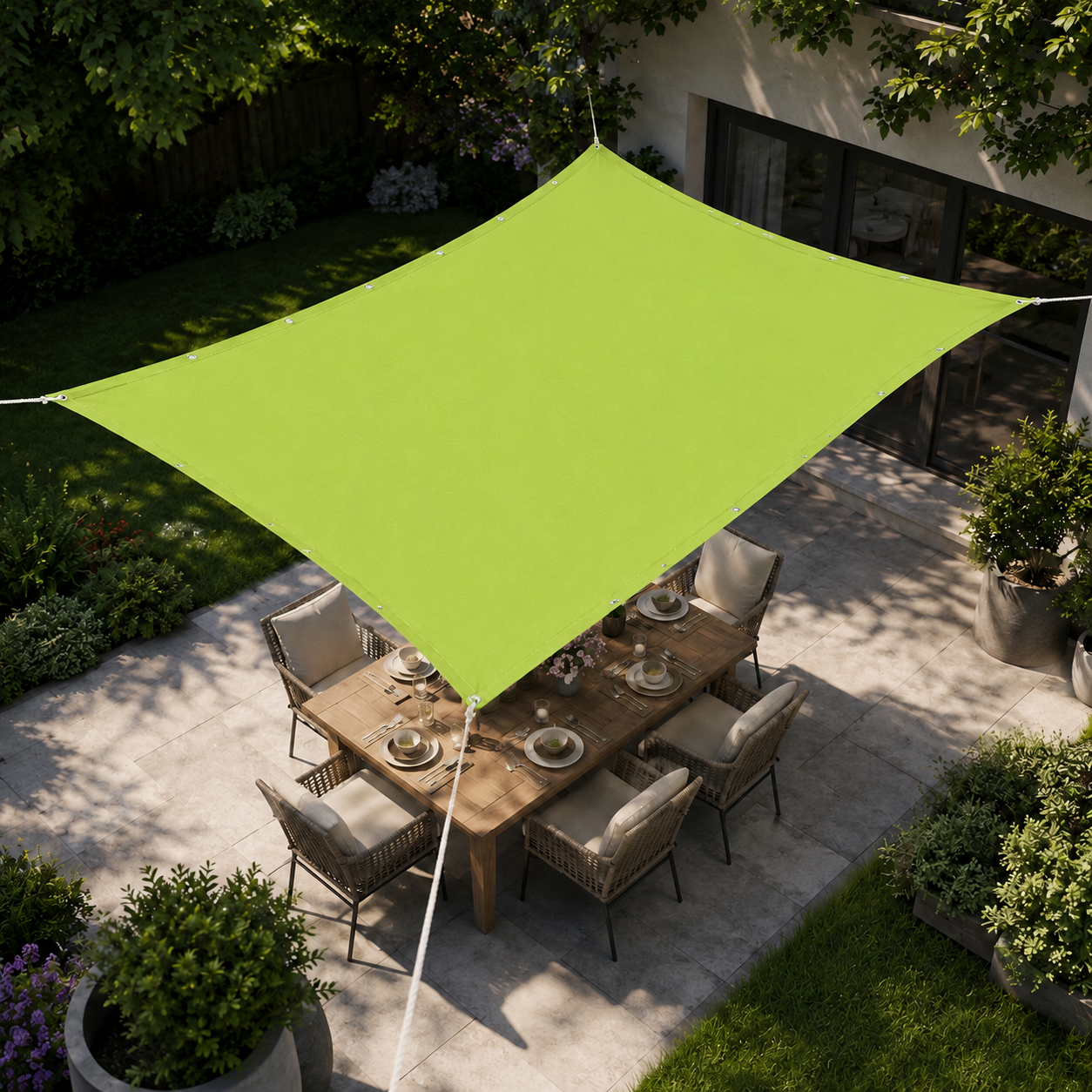 Waterdicht Schaduwdoek met UV-Bescherming voor Tuin, Terras en Camping