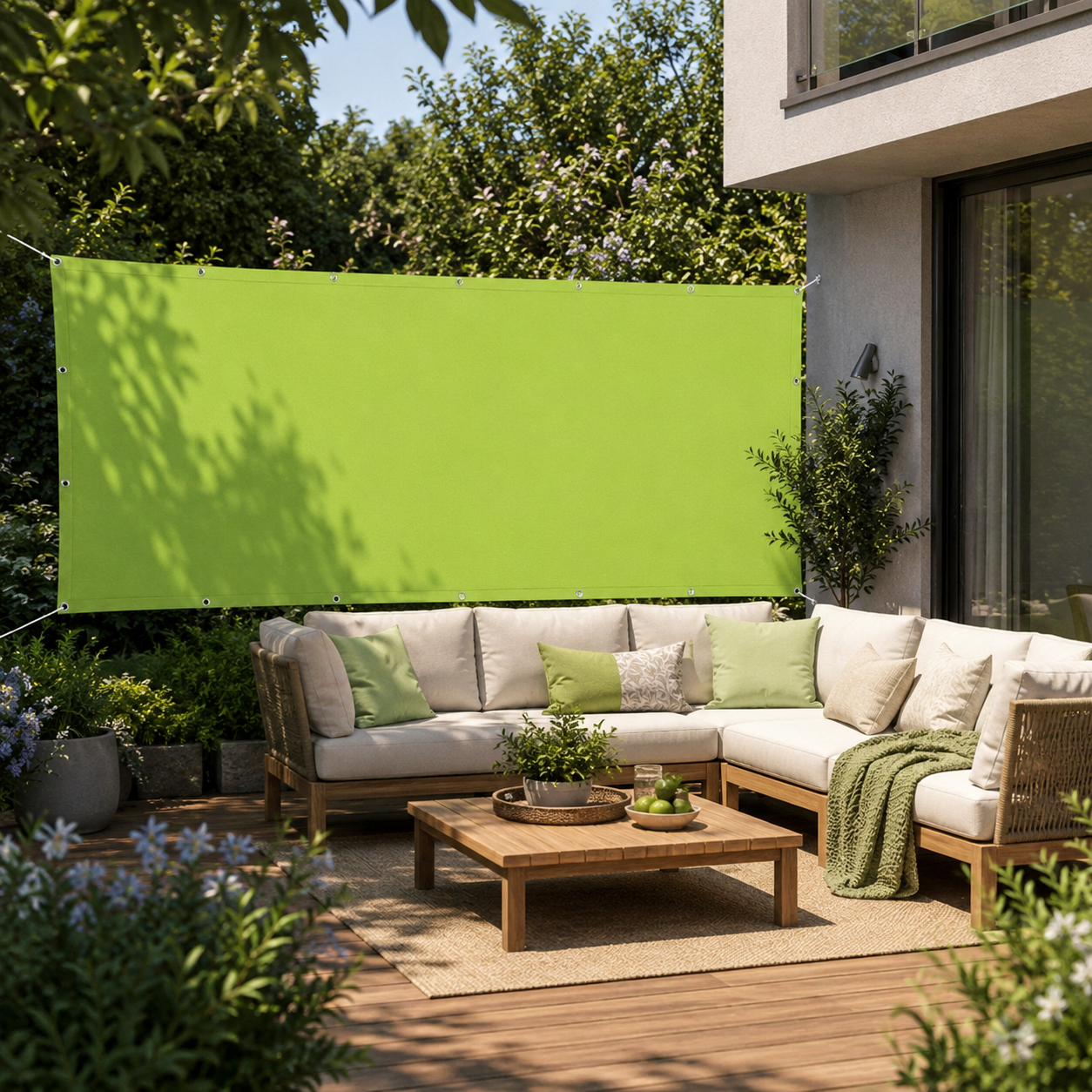 Waterdicht Schaduwdoek met UV-Bescherming voor Tuin, Terras en Camping