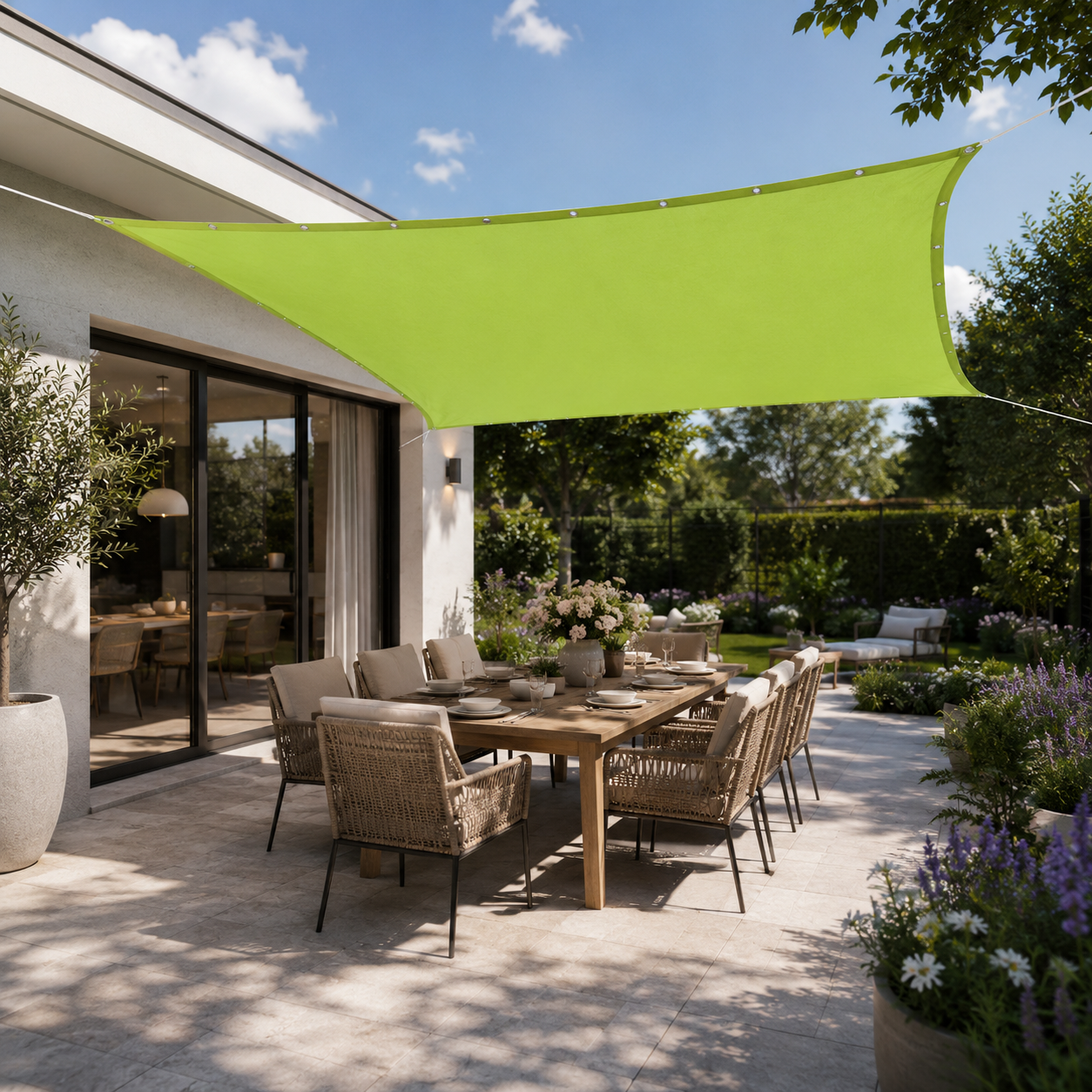 Waterdicht Schaduwdoek met UV-Bescherming voor Tuin, Terras en Camping