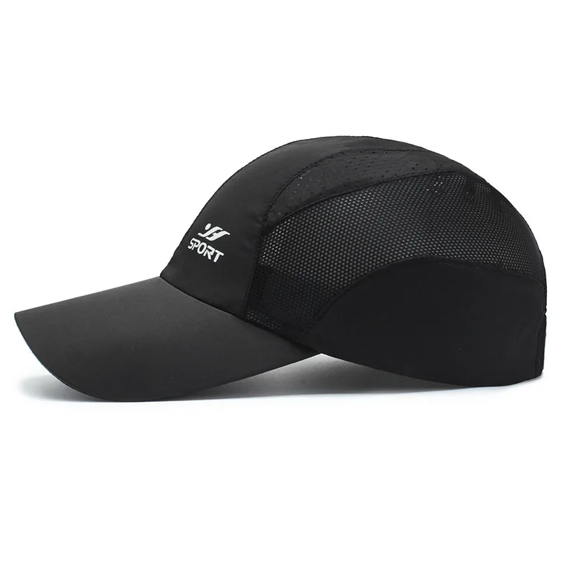 Unisex Baseballpet met UV-Bescherming en Ademende Mesh voor Outdoor Activiteiten